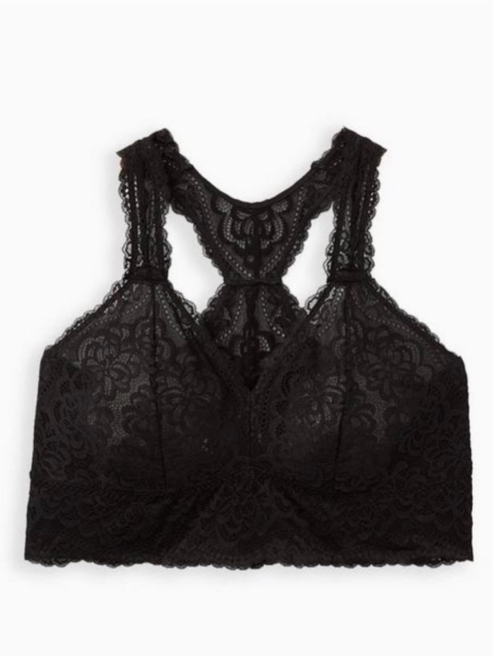 Unlined Lace Racerback Bralette - Picture 8 of 8